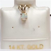 14kt Gold & Opal Pendant