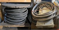 2/4 Type SO Cable w/ Misc Electrical Cable & Box