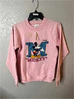 Vintage Mickey Mouse Florida Pink Crewneck