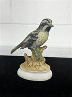 Lefton China Hand Painted "Warbler" Figurine