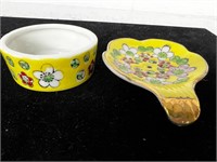 Vintage Shafford Japan  Floral Tea Strainer