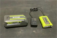 Ryobi 40v Battery and Charger