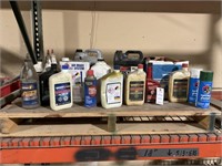Various Automotive Lubricants; Antifreeze, Oil,