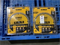 2 DeWalt Construction Saw Blades