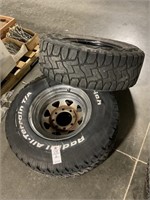 2 Unmatched Tires; Radial All-Terrain T/A & Open