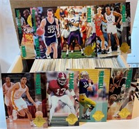 LOT OF 400-1993 CLASSIC 4 SPORT TRADING CARDS