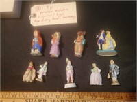 9pc mini toy figurines Germany Red Riding Hood