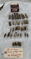 47 rds vintage ammo variety + box copperhead BBs
