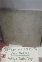 architectural salvage 31x21 old marble table top