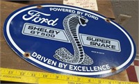 1967 Ford Motor Shelby Cobra snake porcelain sign