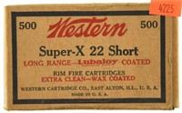 Lot #2580 - 500 Rds. +/- of Western Super-X .22