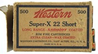 Lot #2584 - 500 Rds. +/- of Western Super-X .22