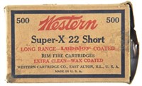 Lot #2585 - 500 Rds. +/- of Western Super-X .22