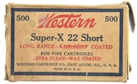 Lot #2586 - 500 Rds. +/- of Western Super-X .22