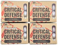 Lot #2588 - 4 Boxes of 20 Rds Ea. Hornady Critical
