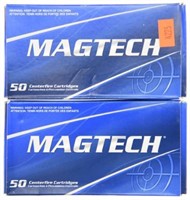 Lot #2656 - 2 Boxes of 50 Rds Ea. Magtech .380