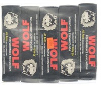 Lot #2665 - 5 Boxes of 50 Rds Wolf .45 ACP 233