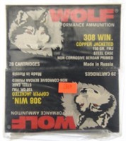 Lot #2667 - 10 Boxes of 20 Rds Wolf .308 Win