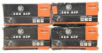 Lot #2681 - 4 Boxes of RWS Rds .380 ACP 95 Grn