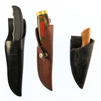 Lot #2691 - 3 Fixed Blade Knives