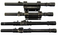 Lot #2693 - Four 15 Power Rifle scopes