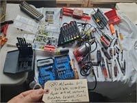 Milwaukee drill screwdrivers bits Craftsman Dewalt