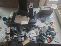 Huge lot vintage cameras & equipment