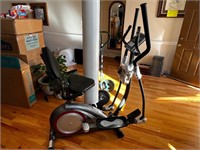 Trio trainer bike elliptical no power cord