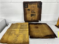 Antiqued Parchment Paper Documents
