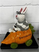 Nibble Bunny X Large Ceramic Bunny Riding