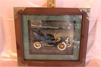 VINTAGE FRAMED BUICK 1903 CAR - STACKED PICTURE