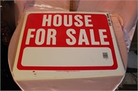 "HOUSE FOR SALE" SIGN LOT - 17 PCS.