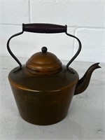 Vintage Copper Tagus Teapot  Portugal 1950's