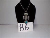 Turquois Owl Necklace