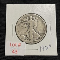 1920 Walking Liberty Half Dollar