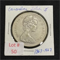 1967 Canadian Silver Dollar