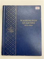 COMPLETE Washington Silver Quarters Book 1932-1964