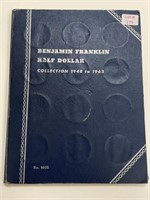 Ben Franklin Silver Half Dollar Book 1948-1963