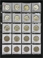 20 Kenendy 1964 Silver Half Dollars