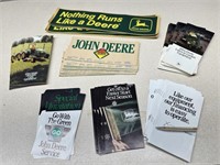 John Deere Pamphlet & Sticker Lot