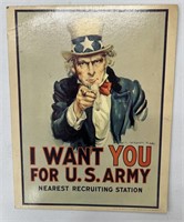 I Want You for US Army Propaganda Poster