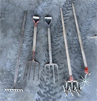 Cultivator Hand Tool Lot