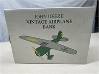 John Deere Vintage Airplane Bank Lockheed Vega 5B