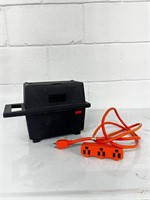 Portable air compressor & drop cord