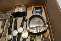Watches, Buckles, Spur Ashtray