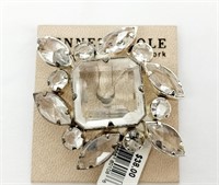 Vintage Kenneth Cole Cut Glass Brooch