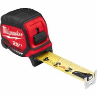 Milwaukee 25  Wide Blade Magnetic Tape Measure 48-