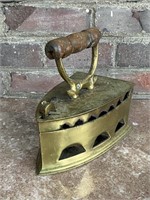 Large Brass Finish Iron