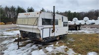 1970 Aristocrat 13' Camper turned into Ice Shanty
