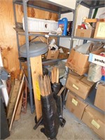 SAWS, BARRIERS, PAINTING SUPPLIES & MORE + SHELF